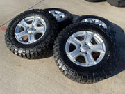 17" Jeep Wrangler Rubicon OEM wheels rims 9216 Gladiator BFG KM2 M/T Texas Truck Tire