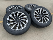 22" Lincoln Navigator OEM 10666 rims wheels BLACK LABEL 2025 2026 KUHMO NEW Texas Truck Tire
