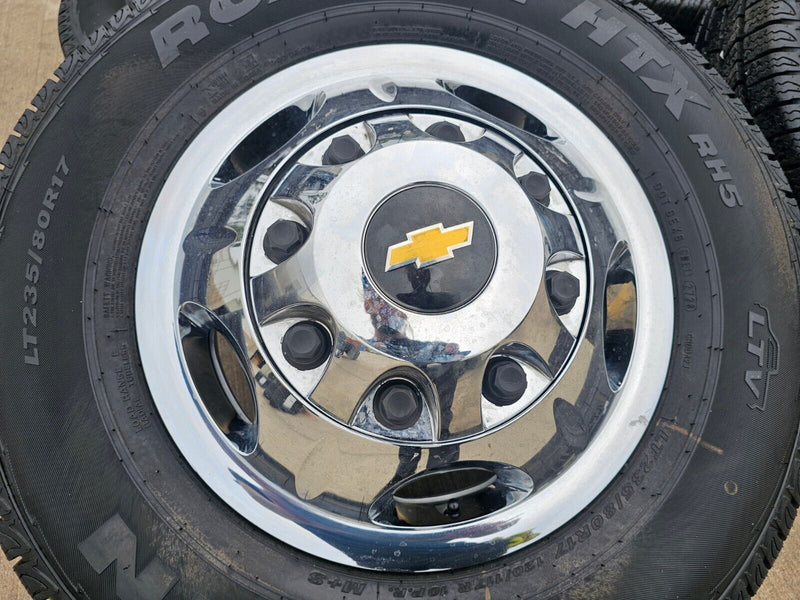17" Chevy Silverado GMC Sierra 3500 Dually simulator rims wheels OEM 8094 NEW Texas Truck Tire