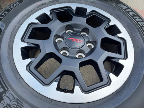18" Toyota Tacoma 4Runner TRD OEM 94199 wheels rims 2024 2025 2026 MICHELIN NEW Texas Truck Tire