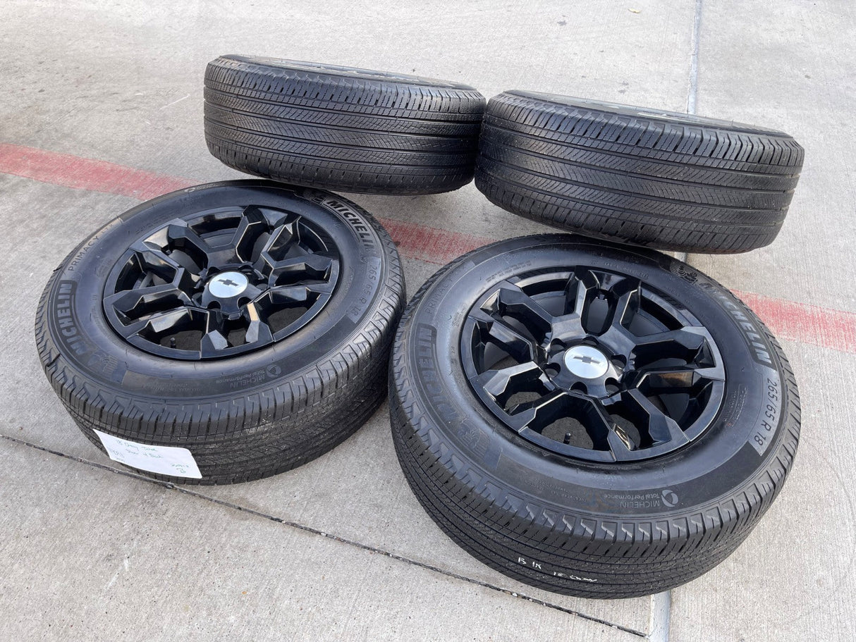 18" Chevy Silverado Suburban Tahoe OEM 14091 wheels rims GMC MICHELIN Texas Truck Tire