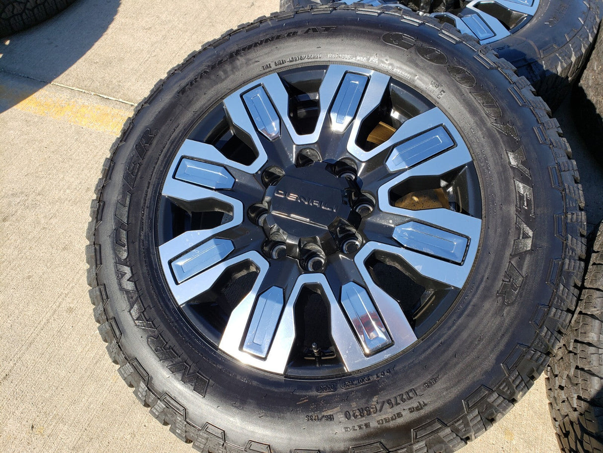 20" GMC Sierra DENALI ULTIMATE 2500 3500 OEM wheels rims 5958 14138 tires Texas Truck Tire