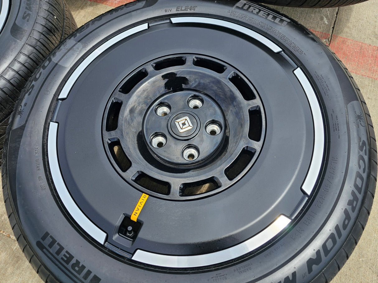 22" Rivian R1T R1S OEM wheels rims tires 2022 2023 2024 2025 2026 NEW Texas Truck Tire