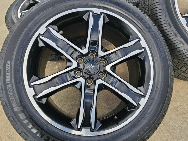 22" Ford F-150 Expedition PERFORMANCE OEM 10200 rims wheels MICHELIN Texas Truck Tire
