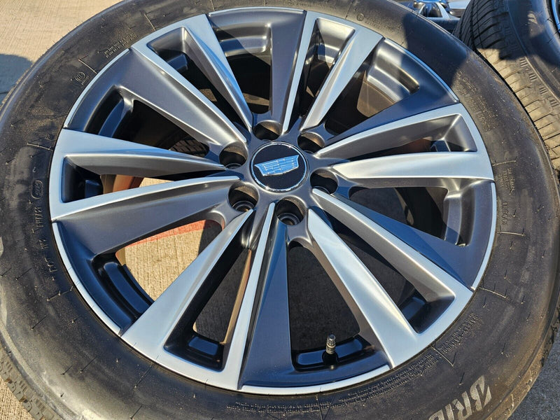 22" Cadillac Escalade Platinum OEM wheels rims tires 2024 2025 2026 NEW Texas Truck Tire