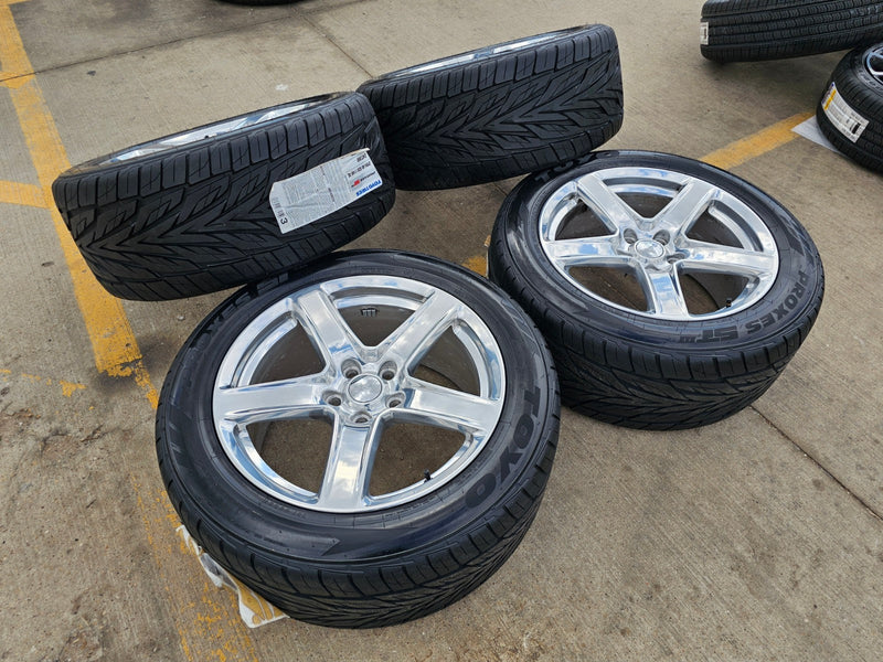 20" Jeep Grand Cherokee SRT Trackhawk OEM 9172 wheels rims tires NEW Texas Truck Tire