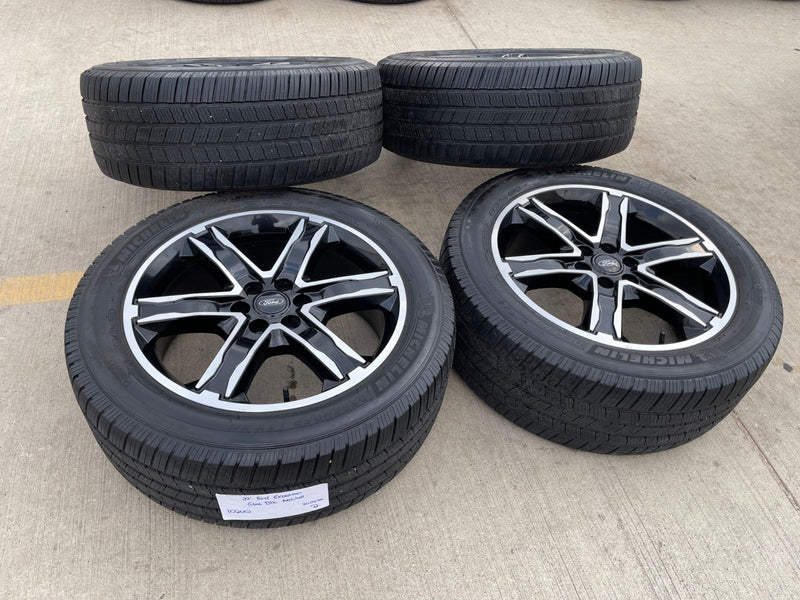 22" Ford F-150 Expedition PERFORMANCE OEM 10200 rims wheels MICHELIN Texas Truck Tire