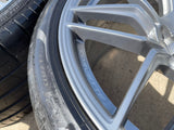 20" + 21" Chevy Corvette Z06 C8 OEM wheels rims 95580 95581 tires 2023 2024 2025 Texas Truck Tire