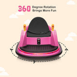 360° Spinning Electric Bumper Car for Kids with Remote Control and MP3 Player