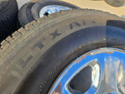 18" Dodge Ram 2500 3500 STEEL chrome OEM 2473 wheels rims MICHELIN LTX A/T2 Texas Truck Tire