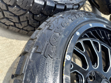22x12 XTREME FORCE XF- 8 Chevy Silverado Ford F-150 RAM wheels rims 6x139 6x135 Texas Truck Tire