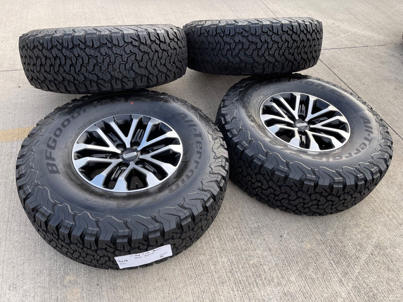 17" Ford F-150 Raptor OEM 96648 rims wheels tires BFG 37" NEW Texas Truck Tire