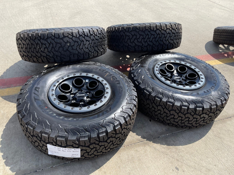 17" Ford F-150 Raptor OEM BEADLOCK 10612 rims wheels BFG KO2 37" 2025 2026 NEW Texas Truck Tire