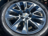 20" Chevy Tahoe Silverado LTZ 5920 OEM wheels rims Yukon HANKOOK A/T2 NEW Texas Truck Tire