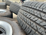 14" Chevy C1500 Blazer Old School Chevy wheels rims GMC tires 5x120 5x4.75 Texas Truck Tire