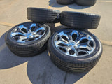 22" Dodge Ram 1500 OEM Laramie rims wheels tires 2685 GOODYEAR NEW Texas Truck Tire
