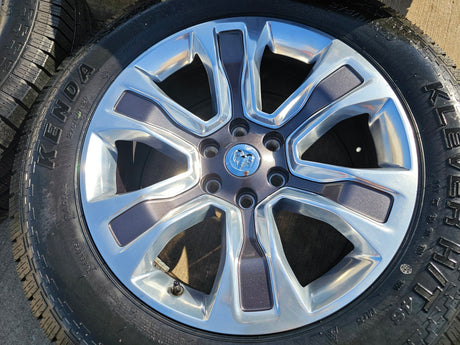 20" Dodge Ram 1500 OEM Laramie Long Horn 2678 2682 wheels rims NEW Kenda Texas Truck Tire