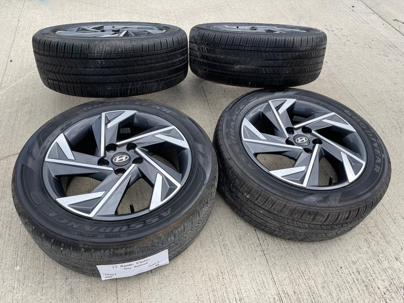 17" Hyundai Elantra Sonata OEM wheel rims 71067 Veloster 2024 2025 2026 GOODYEAR Texas Truck Tire