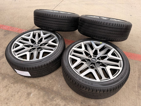 24" Ford F-150 LIMITED Plus OEM rims wheels Expedition 2024 2025 2026 NEW Texas Truck Tire