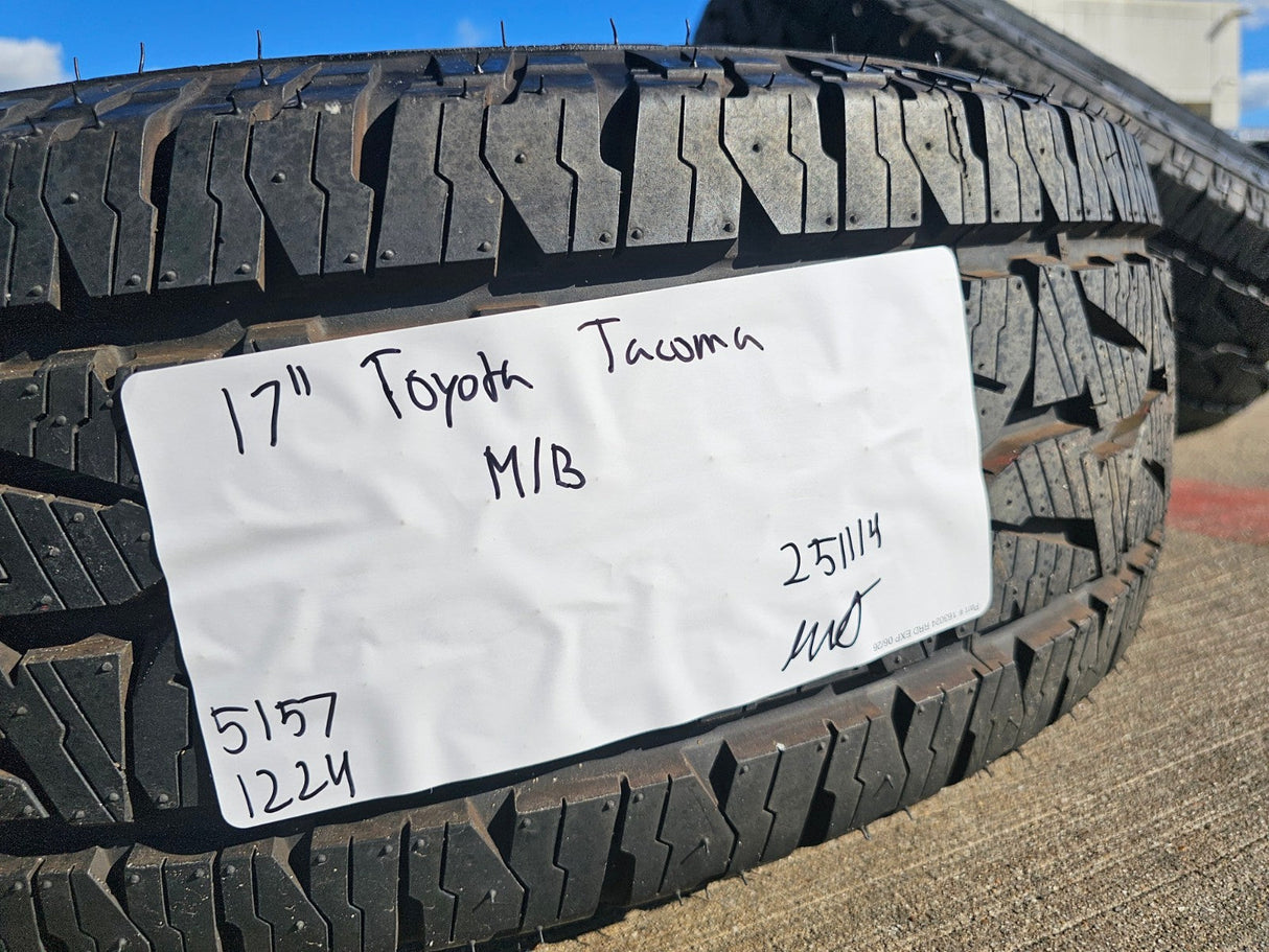 17" Toyota Tacoma 4Runner OEM wheels rims black 75167 TRD FJ DUELER A/T NEW Texas Truck Tire