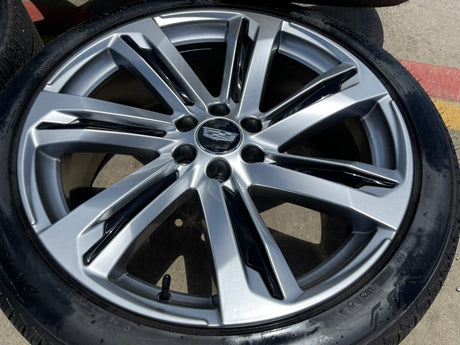 24" Cadillac Escalade V OEM wheels rims tires 2022 2023 2024 2025 2026 Texas Truck Tire