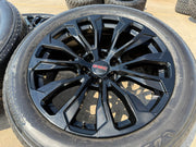22" GMC Yukon Sierra DENALI OEM wheels rims 14025 97000 tires Texas Truck Tire