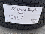22" Lincoln Navigator BLACK LABEL OEM 10497 rims wheels BRIDGESTONE DISCOUNTED Texas Truck Tire