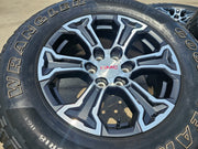 18" GMC Sierra AT4 Chevy Silverado OEM 5910 wheels rims 2022 2023 2024 2025 Texas Truck Tire
