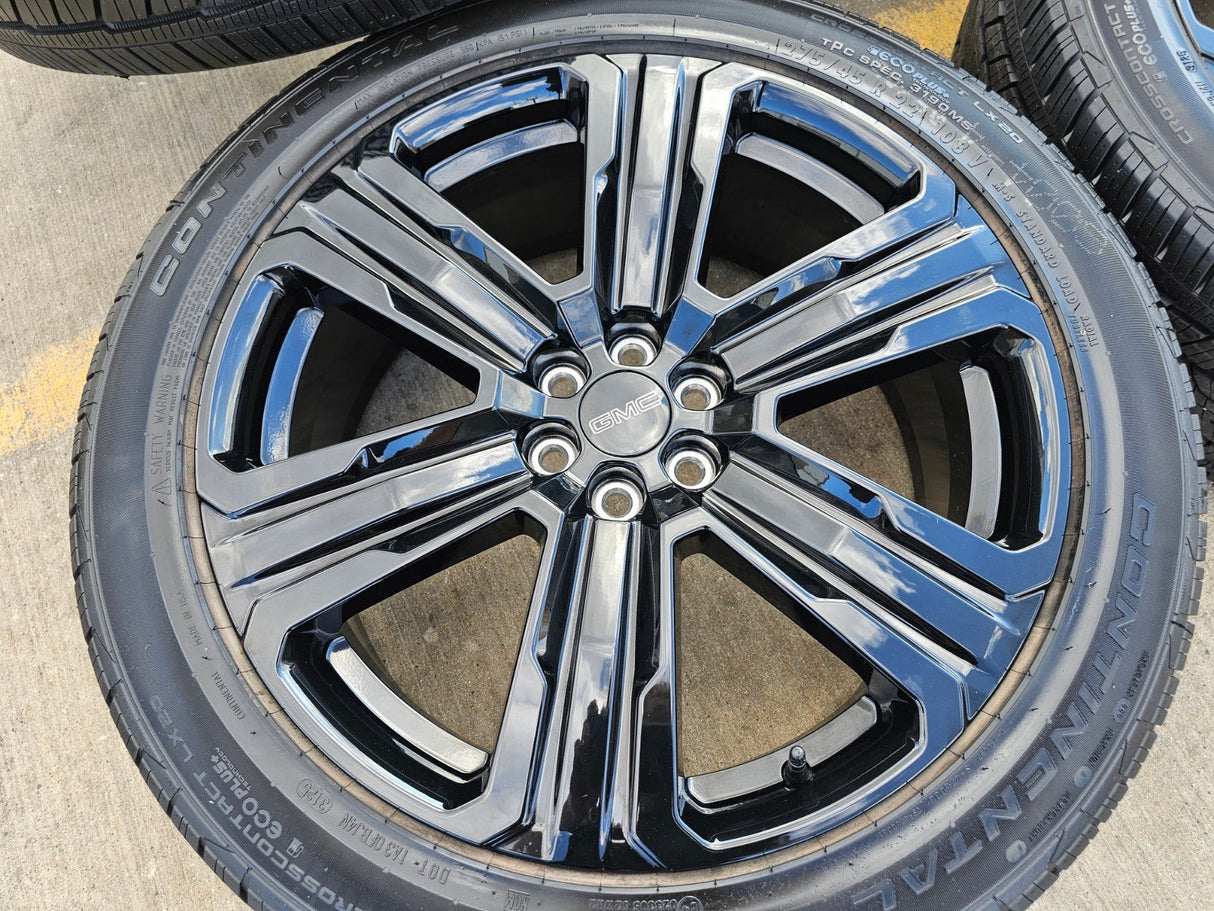 22" GMC Acadia OEM wheels rims Blazer Traverse Buick Enclave XT6 2025 2026 NEW Texas Truck Tire