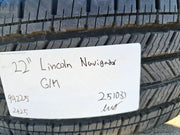 22" Lincoln Navigator OEM 94225 rims wheels BLACK LABEL 2025 2026 MICHELIN NEW Texas Truck Tire