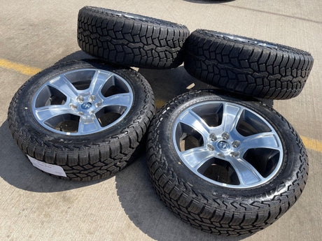 20" Dodge Ram 1500 OEM LIMITED 2676 2723 wheels rims 2025 2026 FALKEN A/T NEW Texas Truck Tire