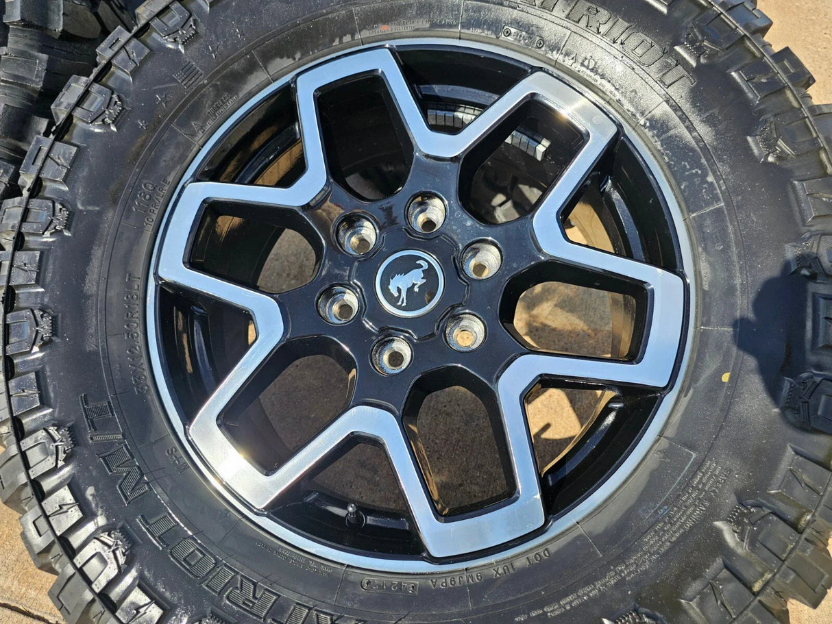 18" Ford Ranger Bronco wheels rims 95213 tires 2022 2023 2024 2025 33" Texas Truck Tire