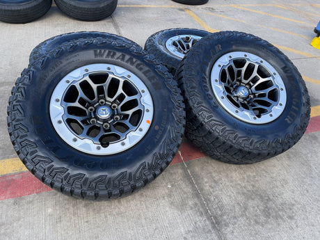18" Dodge Ram 1500 TRX Beadlock OEM 2735 RHO wheels rims 2021 2022 2023 2024 Texas Truck Tire