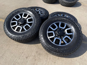 18" Ram 2500 3500 LARAMIE OEM 2694 wheels rims 2024 2025 2026 BRIDGESTONE A/T Texas Truck Tire
