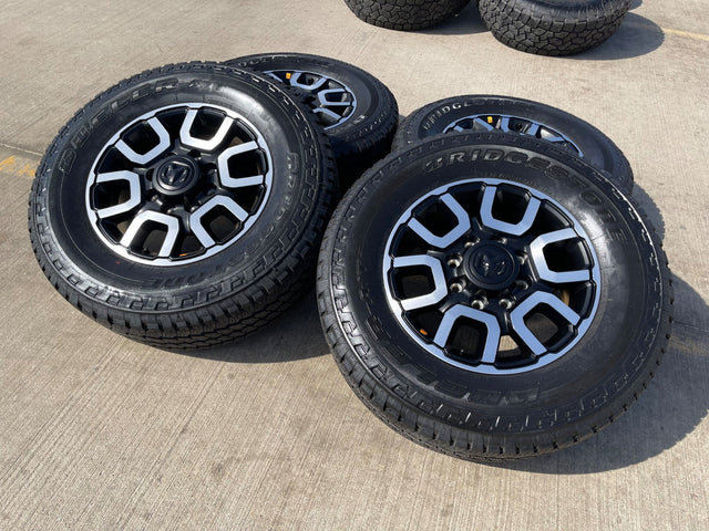 18" Ram 2500 3500 LARAMIE OEM 2694 wheels rims 2024 2025 2026 BRIDGESTONE A/T Texas Truck Tire