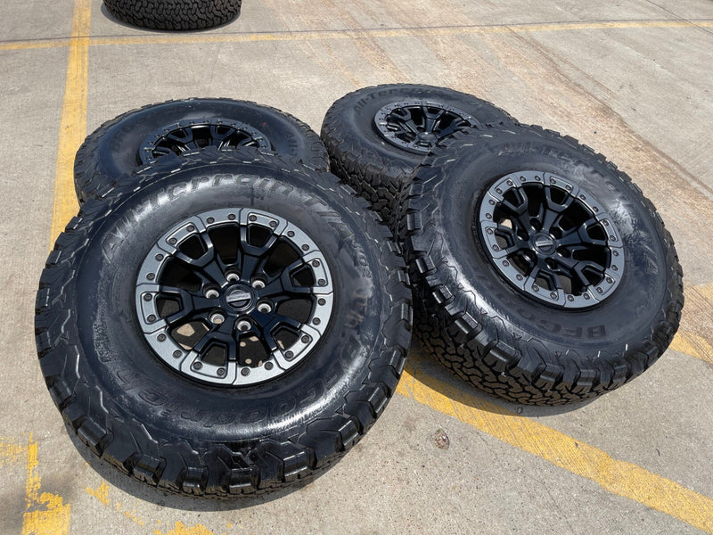 17" Ford F-150 Raptor Bronco R OEM BEADLOCK 51222 rims wheels 37" 2024 2025 NEW Texas Truck Tire