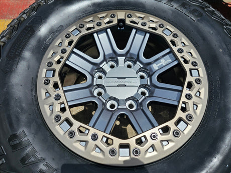 18" Hummer Grazen beadlock EV HEV 2500 OEM wheels rims 2023 2024 2025 2026 NEW Texas Truck Tire