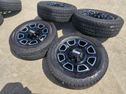 20" Ford F-250 F-350 OEM Lariat Platinum wheels rims 10486 tires 2024 2025 Texas Truck Tire