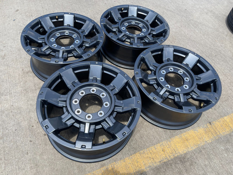 20" Ford F-250 F-350 OEM 10296 10485 gray Lariat wheels rims 2024 2025 2026 NEW Texas Truck Tire