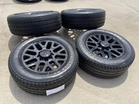20" Dodge Ram 2500 3500 LARAMIE OEM 51649 wheels rims 2025 2026 Texas Truck Tire