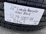 22" Lincoln Navigator OEM 10665 rims wheels BLACK LABEL 2025 2026 MICHELIN Texas Truck Tire