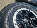 17" Ford Bronco SASQUATCH wheels rims BEADLOCK 10388 Ranger BFG KO2 A/T 37" NEW Texas Truck Tire