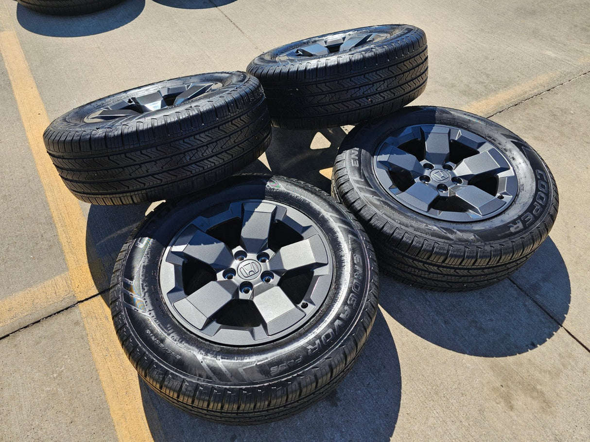 18" Honda Passport Trail Sport Ridgeline Pilot HPD OEM wheels rims MDX COOPER Texas Truck Tire