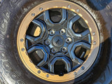 17" Ford Bronco SASQUATCH wheels rims BEADLOCK 10388 Ranger BFG KO2 A/T 37" Texas Truck Tire