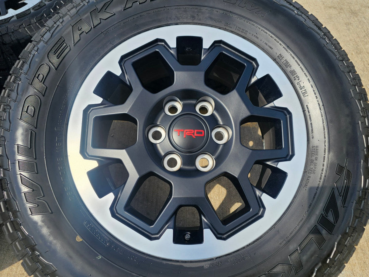 18" Toyota Tacoma 4Runner TRD OEM wheels rims 94199 A/T NEW 2025 2026 Texas Truck Tire