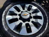 20" GMC Sierra Chevy Silverado 2500 3500 OEM 5960 5947 wheels rims BRIDGESTONE Texas Truck Tire