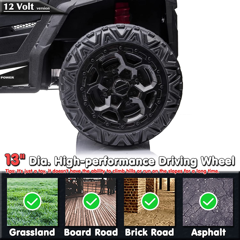 12V Electric Kids 4x4 Ride on Truck with Remote Control - Off-Roading Adventure for Children