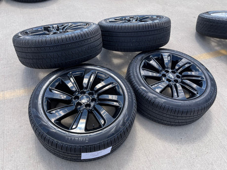 22" Lincoln Navigator OEM rims wheels Black Label 95384 10496 2022 2023 2025 NEW Texas Truck Tire