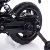 TOBBI 12V Aprilia Licensed Electric Ride-On Motorcycle for Kids with Training Wheels
