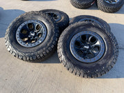 17" Ford F-150 Raptor OEM BEADLOCK rims wheels 10459 95210 BFG KO2 35" tires Texas Truck Tire